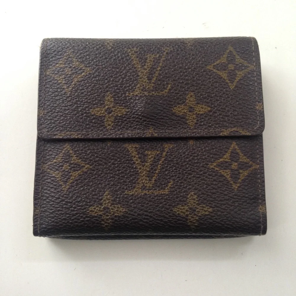 Louis Vuitton Brown Monogram Canvas Compact Wallet
